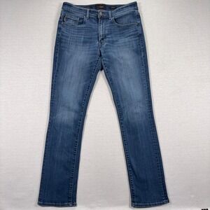 Outpost Makers Original Straight Jeans Mens 32x34 Blue Stretch Denim